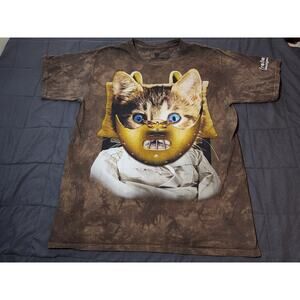 The Mountain Catnibble Licker Lecter Hannibal Parody Shirt Mens Large New brown